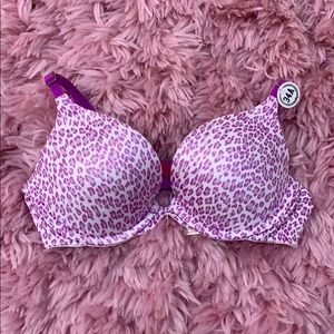 NWT Victoria’s Secret PINK Leopard Push-Up Bra